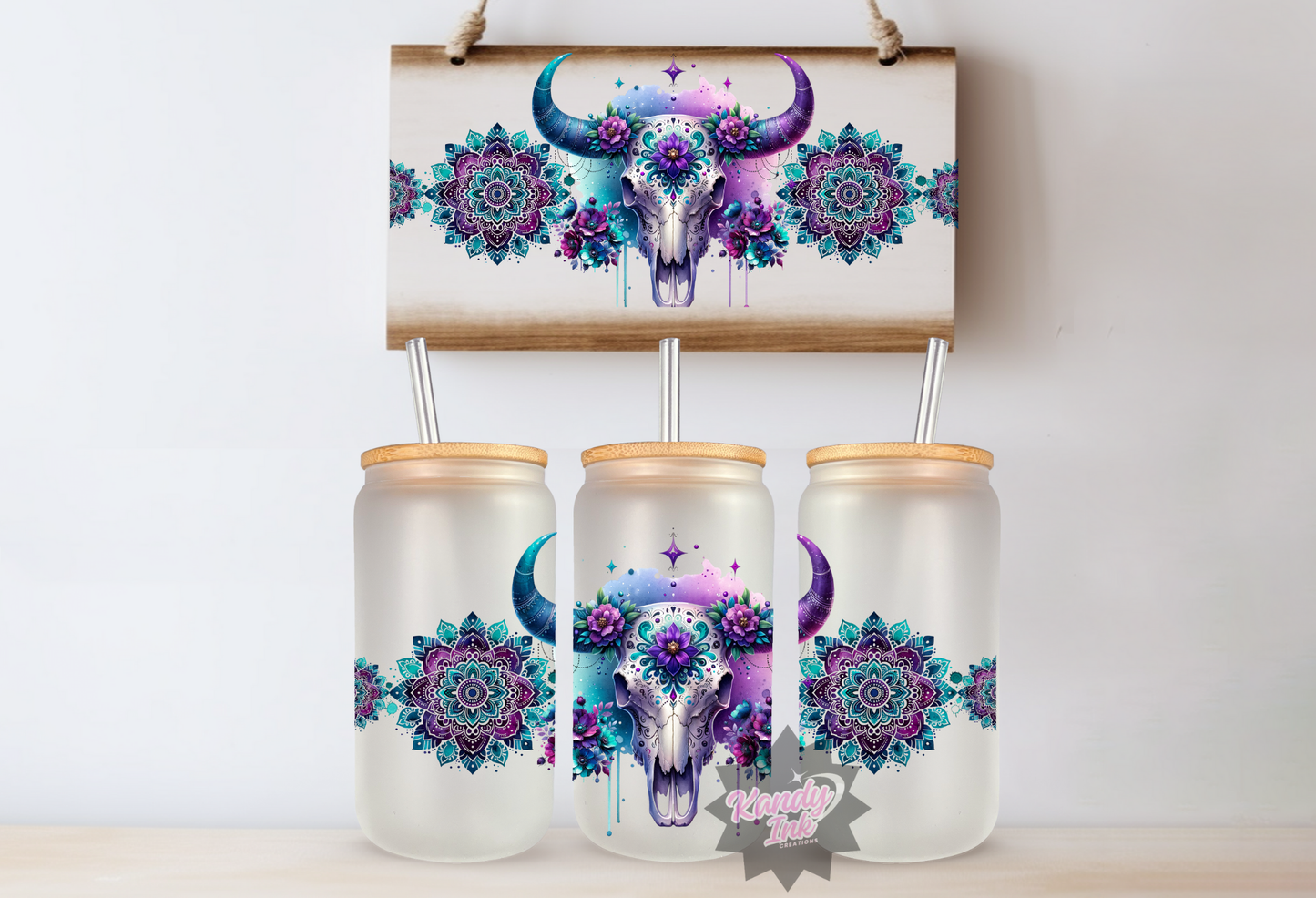 Boho Skull #2 - 16oz