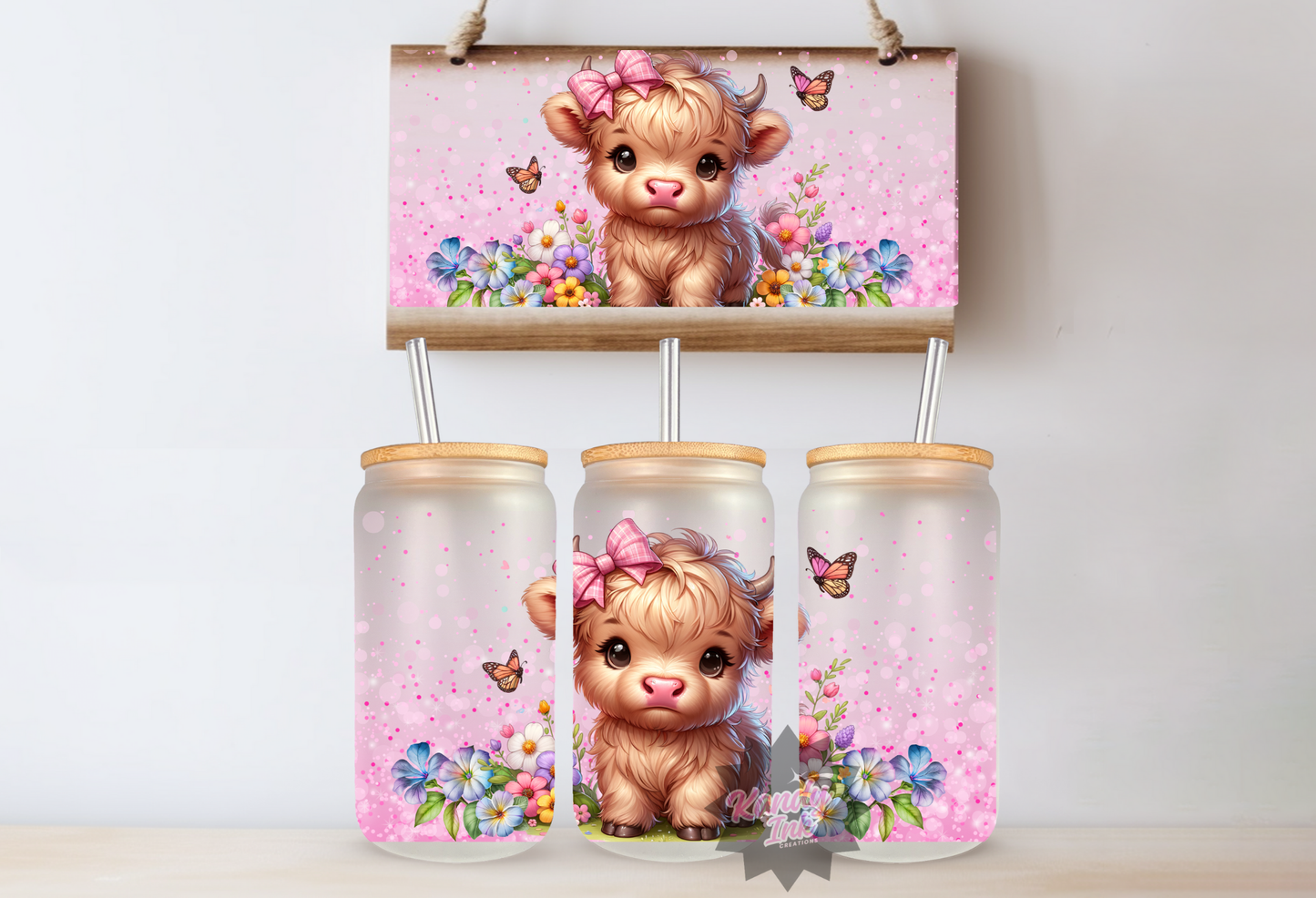 Cute Highland Cow #1 - 16oz