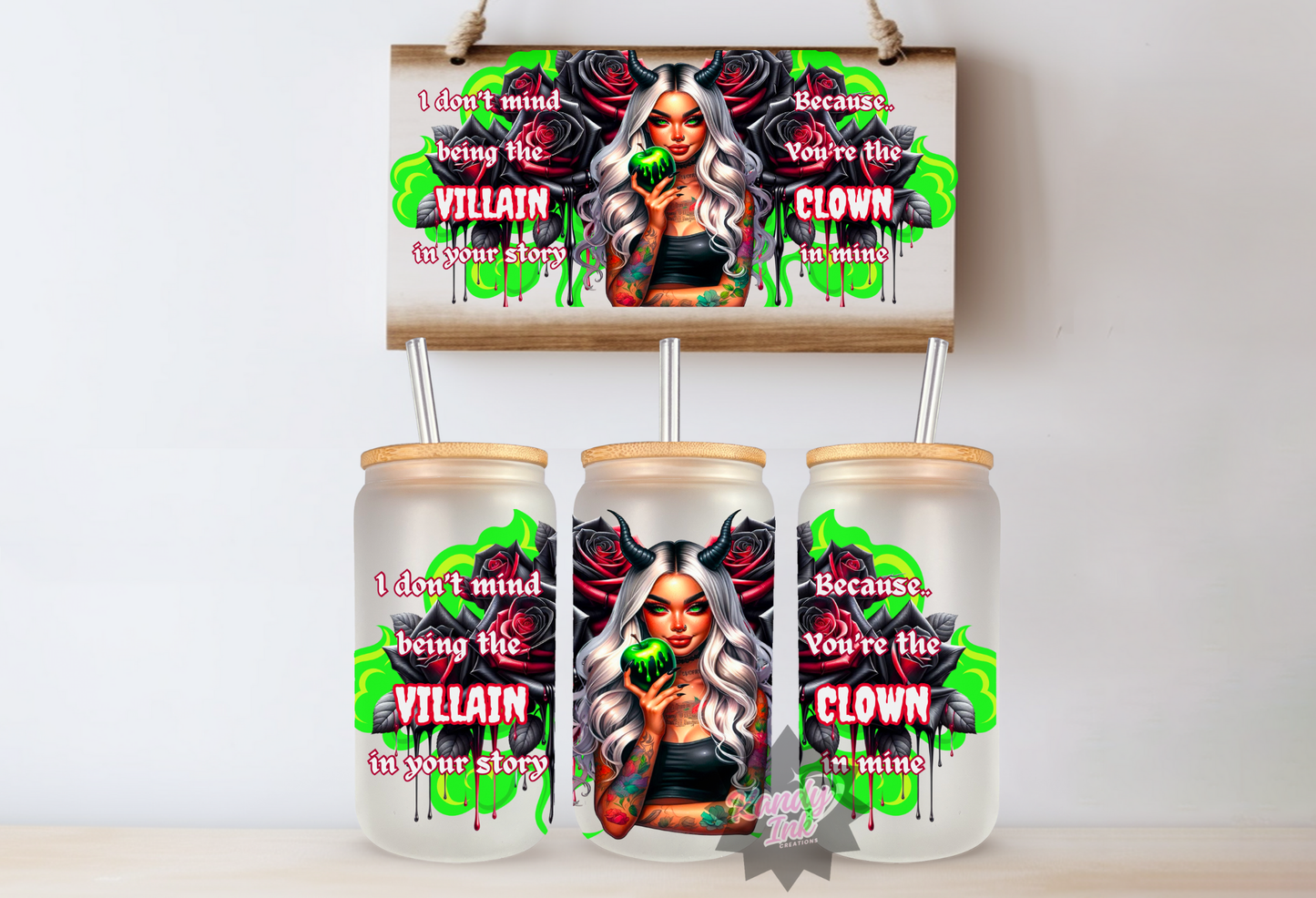 16oz Frosted Libbey Halloween #6