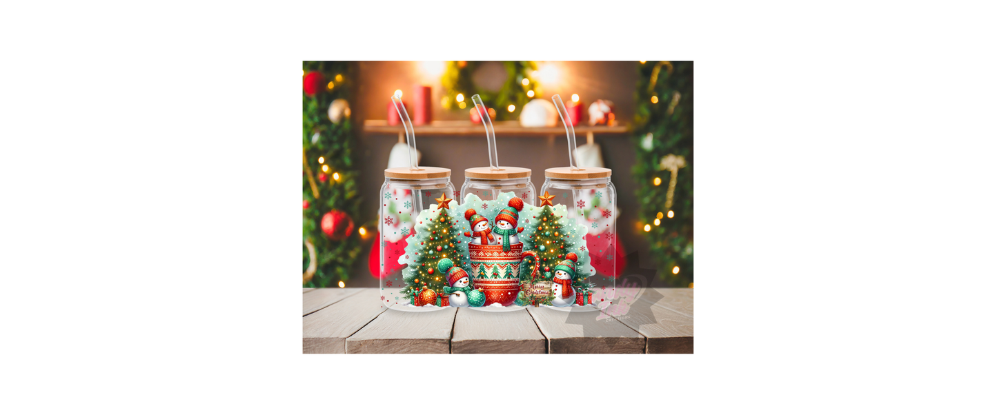 Xmas Frosted 16oz #6