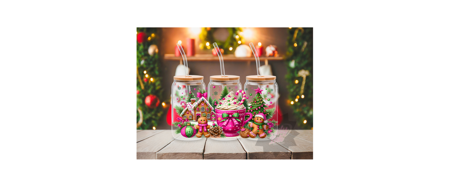 Xmas Frosted 16oz #2