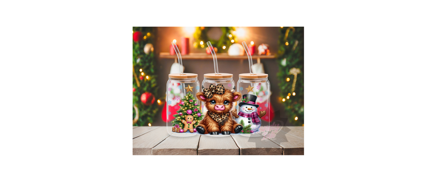 Xmas Frosted 16oz #3